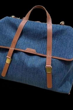Boutique Blue Large Capacity Denim Backpack Bag