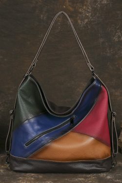 Boutique Retro Yellow Versatile Calf Leather Satchel Bag Handbag