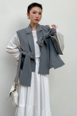 Bow Oversized Vest
