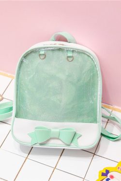 Bowknot Candy Color Pins Display Backpack Bag
