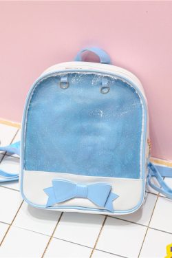 Bowknot Candy Color Pins Display Backpack Bag