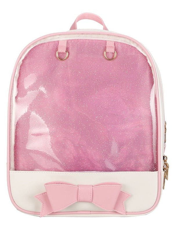 Bowknot Candy Color Pins Display Backpack Bag