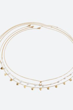 Butterfly Layered Beaded Belly Chain