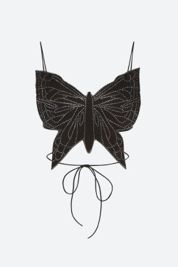 Butterfly Rhinestone Top