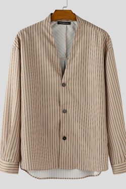 Button Up Striped Shirt