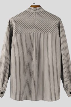 Button Up Striped Shirt