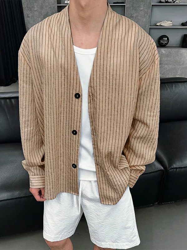 Button Up Striped Shirt