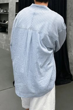 Button Up Striped Shirt