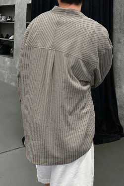 Button Up Striped Shirt