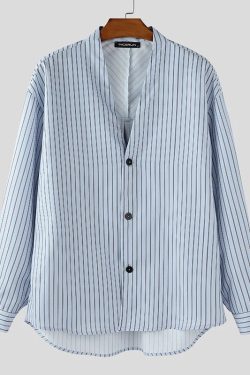 Button Up Striped Shirt
