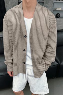 Button Up Striped Shirt