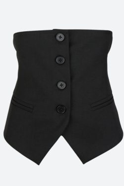Button-Up Underbust Corset Top