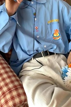 Cake Bear Embroidered Shirt