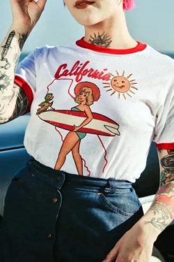 California Ringer Tee