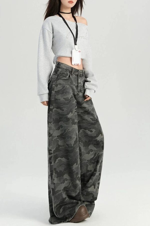 Camo Baggy Jeans