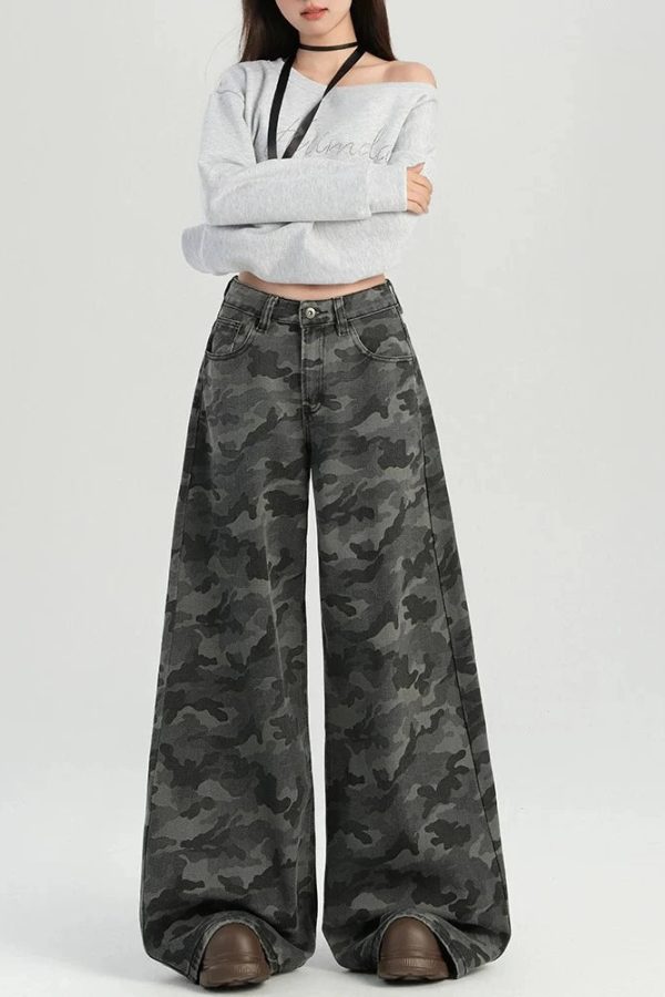 Camo Baggy Jeans