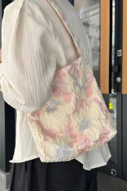 Casual Beige Print Canvas Satchel Handbag