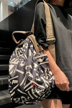 Casual Black Print Solid Durable Backpack Bag