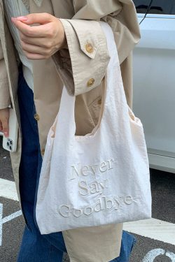 Casual Blue Embroideried Canvas Large Capacity Shoulder Bag