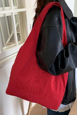 Casual Blue Embroideried Canvas Large Capacity Shoulder Bag