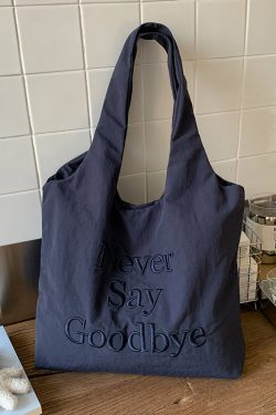 Casual Blue Embroideried Canvas Large Capacity Shoulder Bag