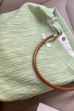 Casual Green Large Capacity Canvas Satchel Handbag