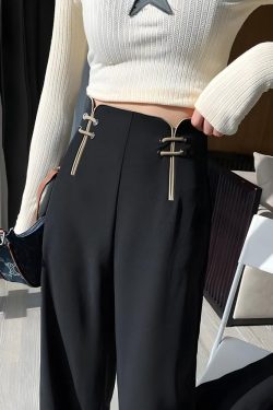 Casual High Waisted Pants