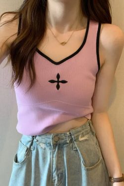 Casual Knitted Crop Top