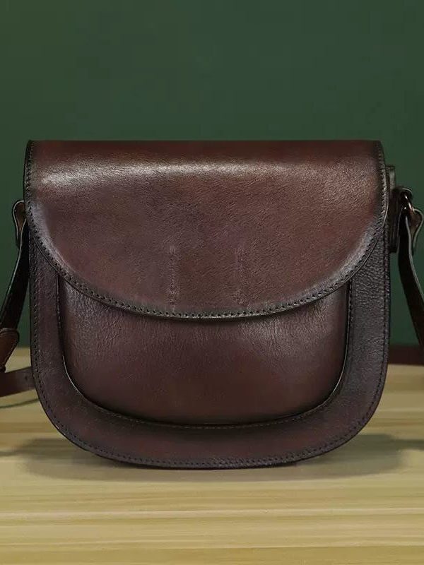 Casual Multicolour Orange Tie Dye Calf Leather Satchel Handbag