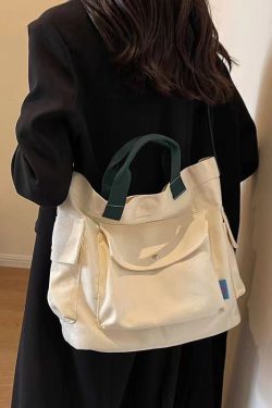 Casual Yellow Solid Durable Large Capacity Canvas Messenger Bag