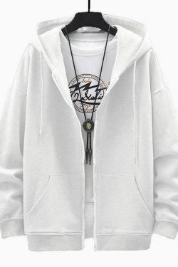 Casual Zip-Up Men Hoodie