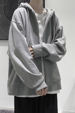 Casual Zip-Up Men Hoodie