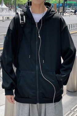 Casual Zip-Up Men Hoodie
