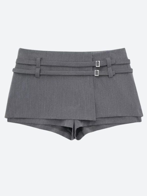 Casualcore Double Belted Mini Skort