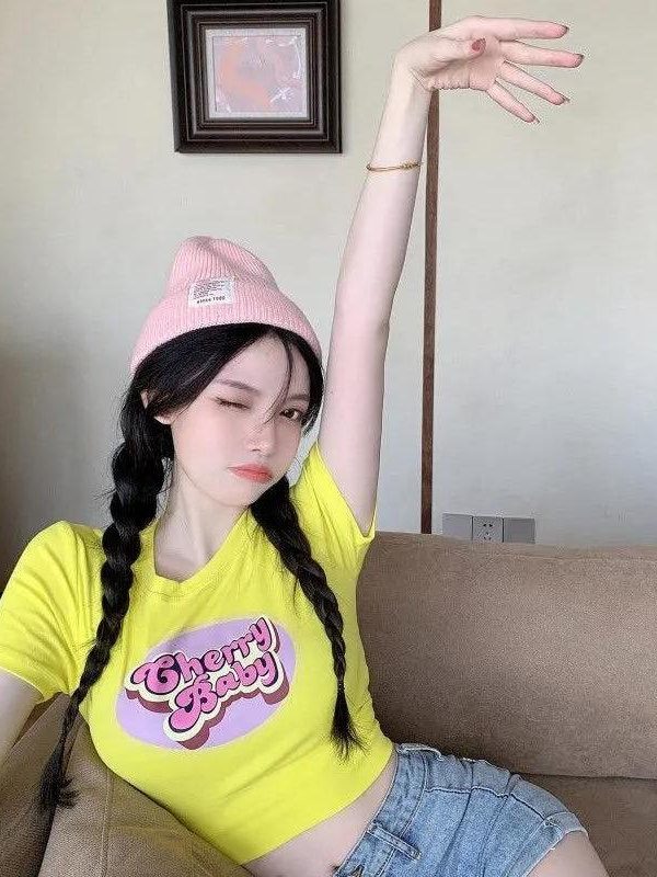 Cherry Baby Crop Top