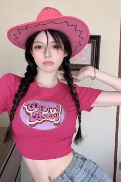 Cherry Baby Crop Top