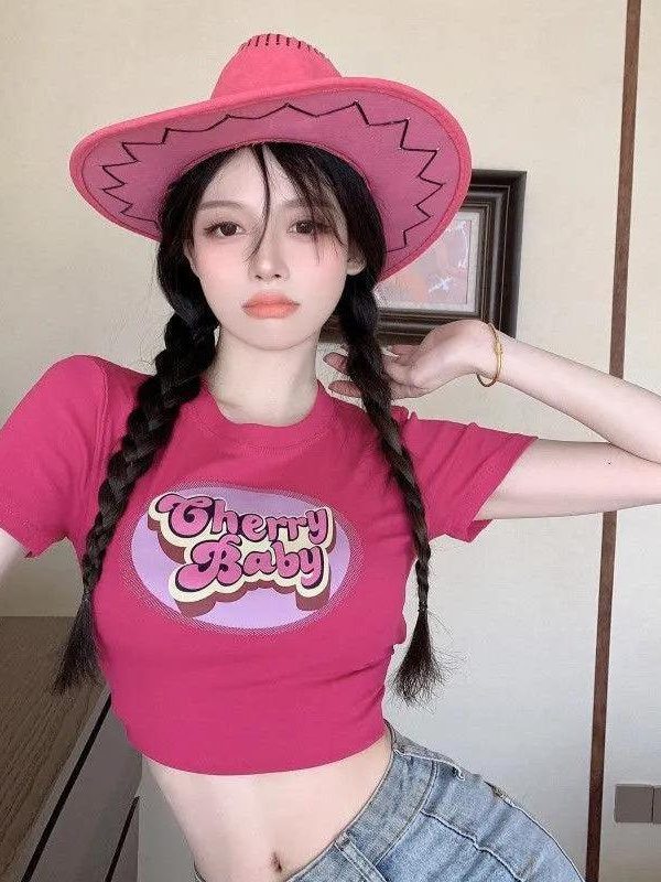 Cherry Baby Crop Top