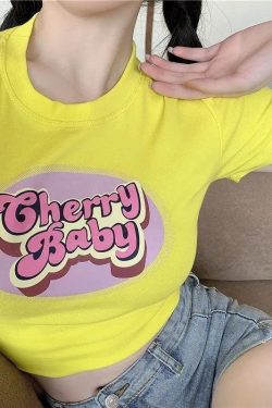 Cherry Baby Crop Top