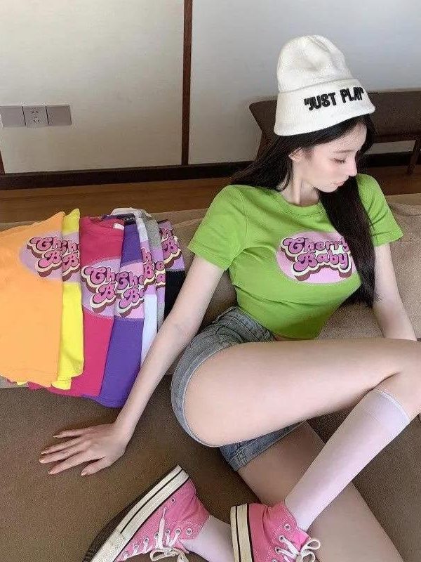 Cherry Baby Crop Top