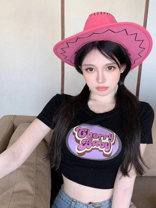 Cherry Baby Crop Top