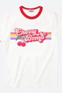 Cherry Bomb Ringer Tee