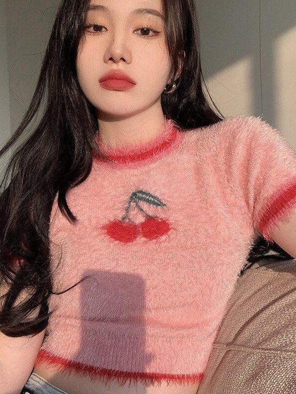 Cherry Crop Sweater