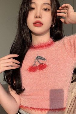 Cherry Crop Sweater