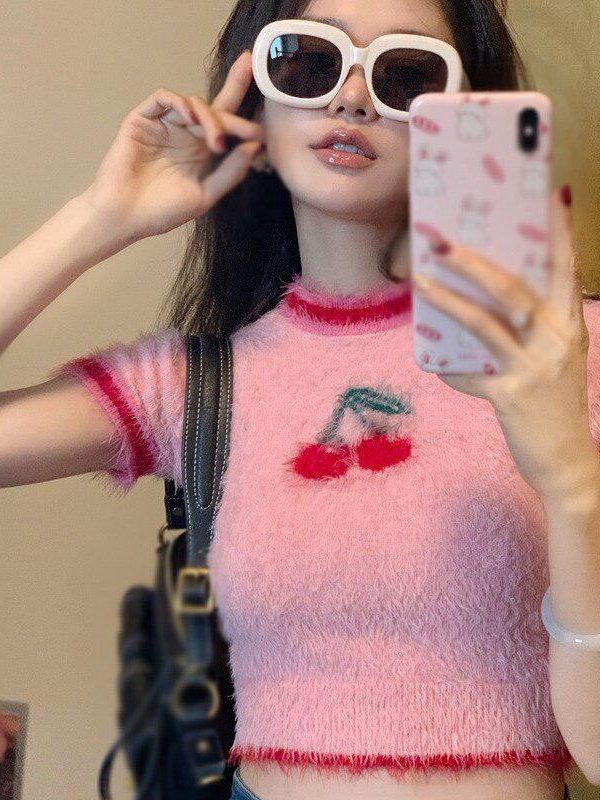 Cherry Crop Sweater