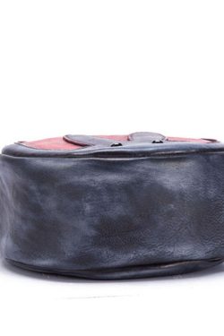 Chic Dark Grey Animal Patchwork Paitings Leather Messenger Bag