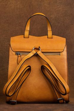 Chic Yellow Floral Embossing Calf Leather Women's Tote Handbag