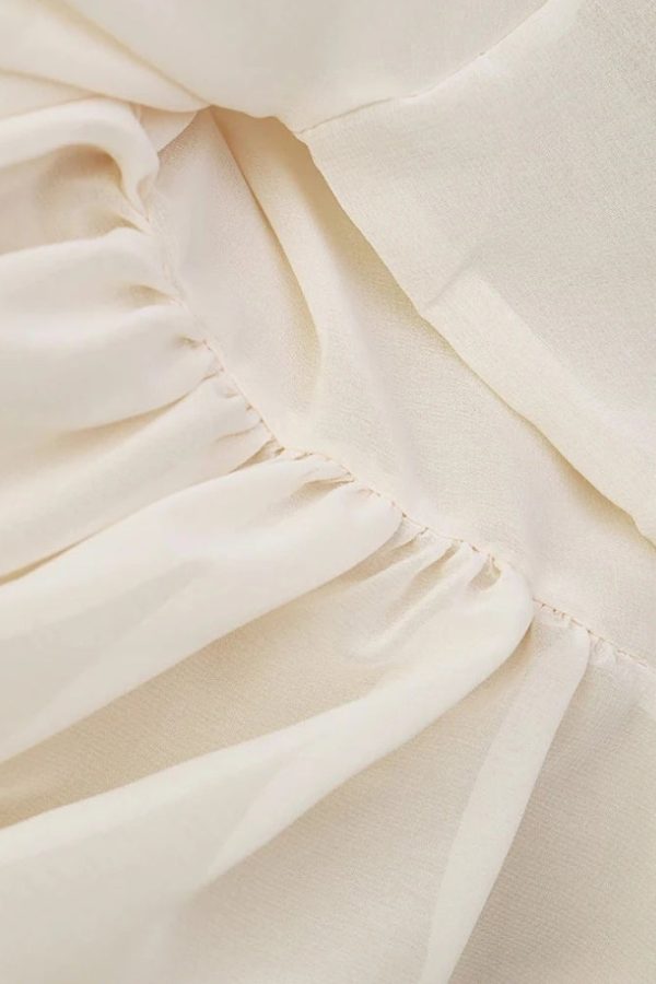 Chiffon One Shoulder Top