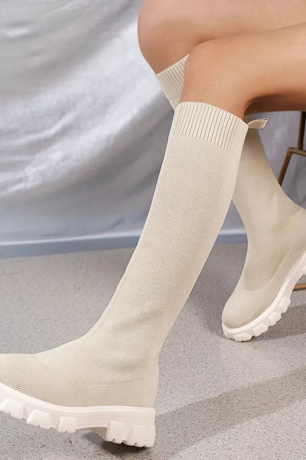 Chunky Sock Boots