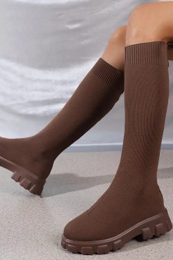 Chunky Sock Boots