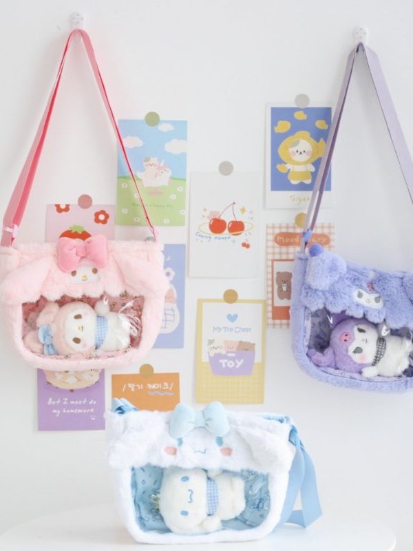 Cinnamon Transparent Crossbody Doll Bag